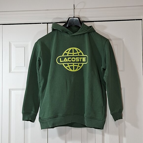 Lacoste Globe Graphic Sweatshirt for Kid's or Adult - Picture 1 of 12